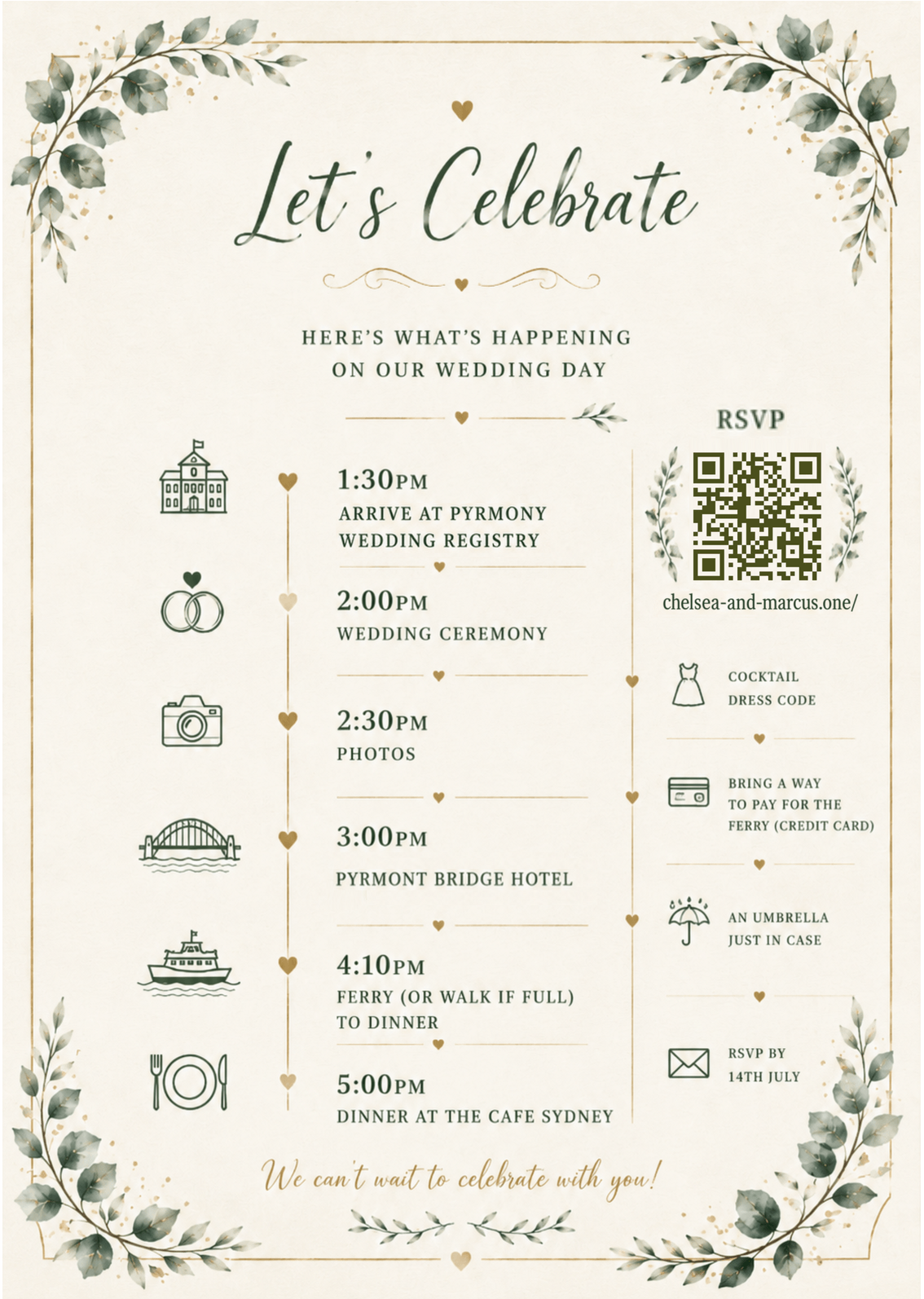 Invitation back